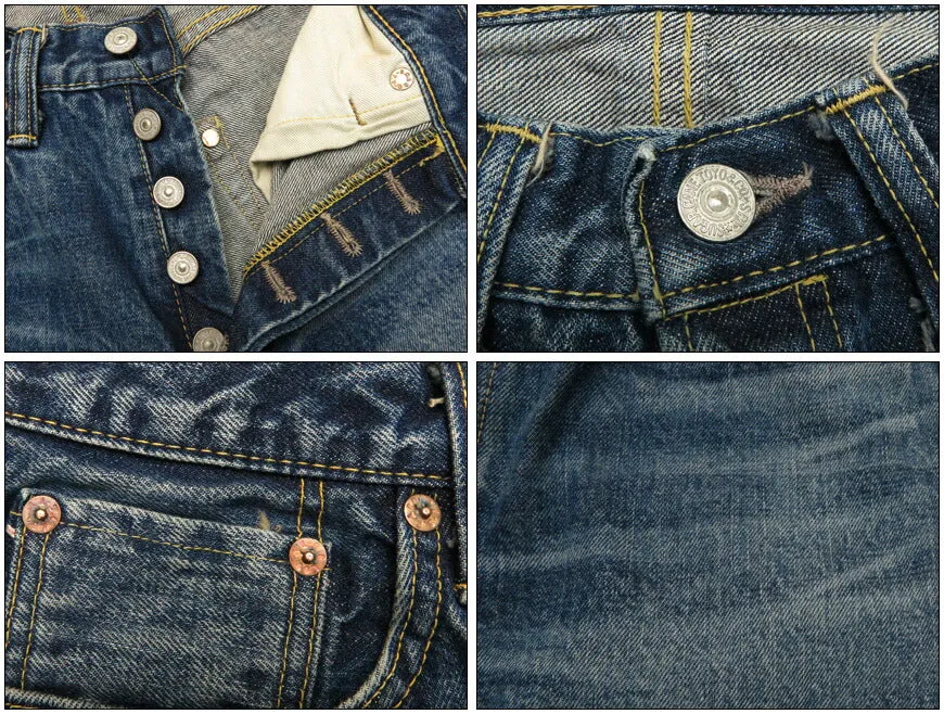 シュガーケーン SUGAR CANE スタンダード ジーンズ SC41947SH 1947年モデル ユーズドウォッシュ 14.25ozデニム ジーパン Ｇパン