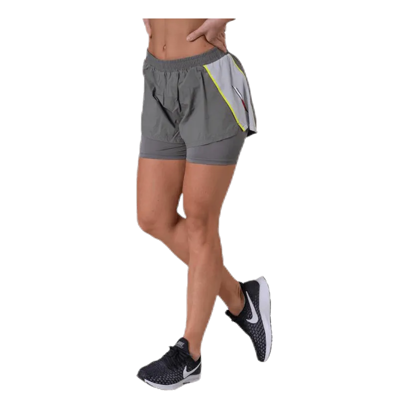 2-IN-1 Woven Shorts Grey