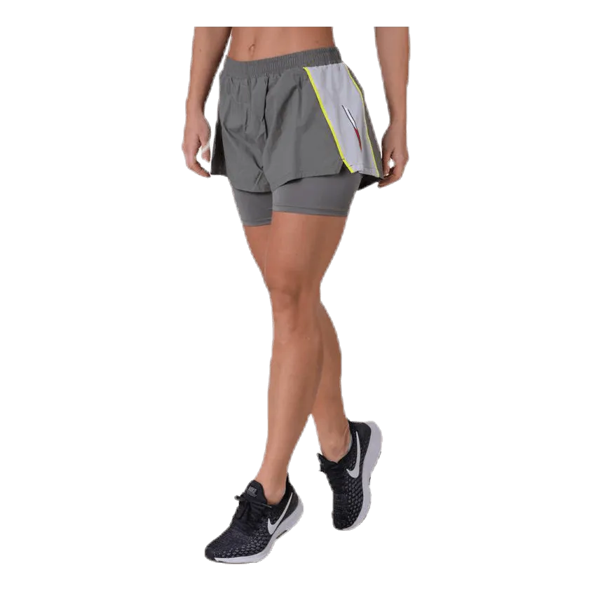 2-IN-1 Woven Shorts Grey