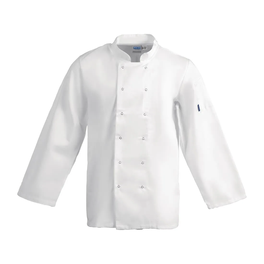 A134-S Whites Vegas Unisex Chefs Jacket Long Sleeve White S