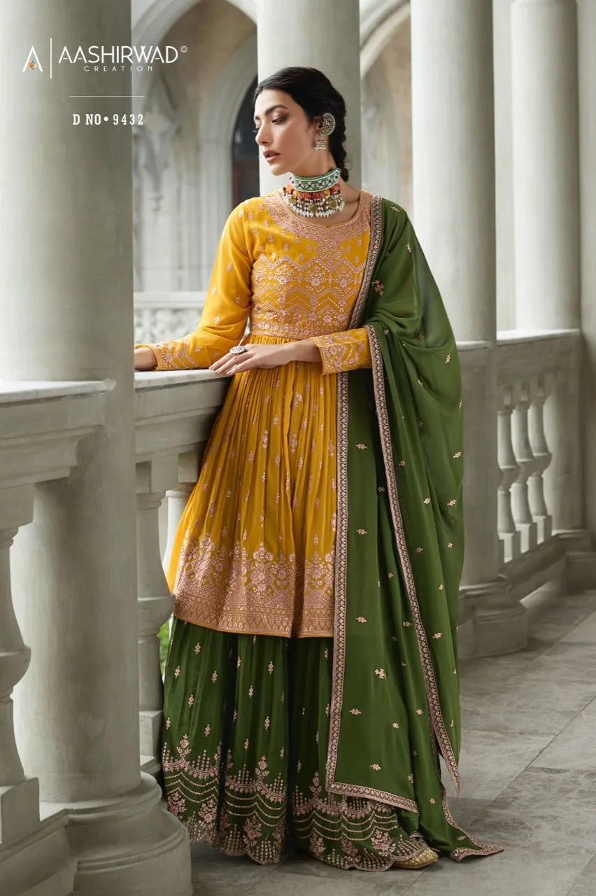 AASHIRWAD RADHIKA 9428 SERIES SALWAR SUIT