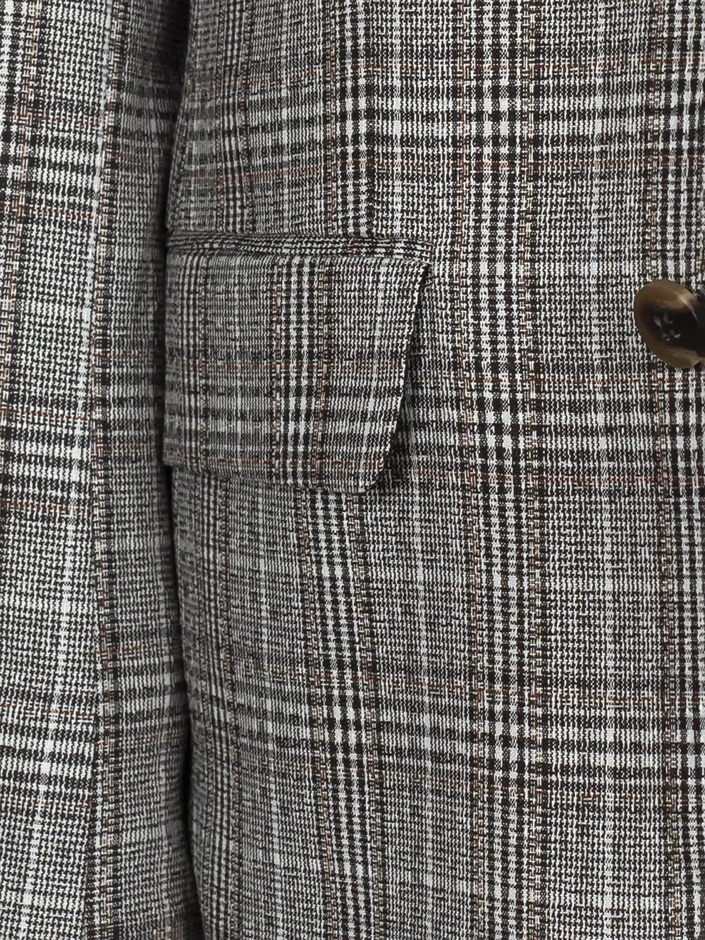 Bronson Brown Set Blazer Linen Suit