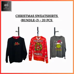 CHRISTMAS SWEATSHIRTS (BUNDLE 2) - 20 PCS