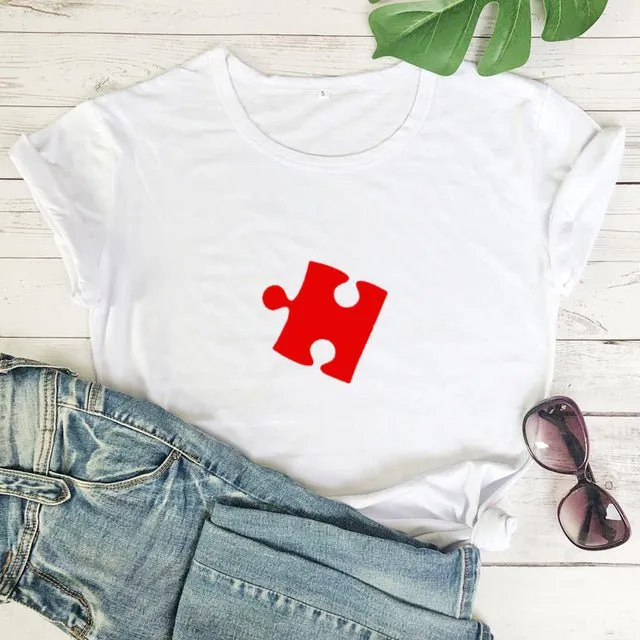Couple Valentines Shirt Puzzle