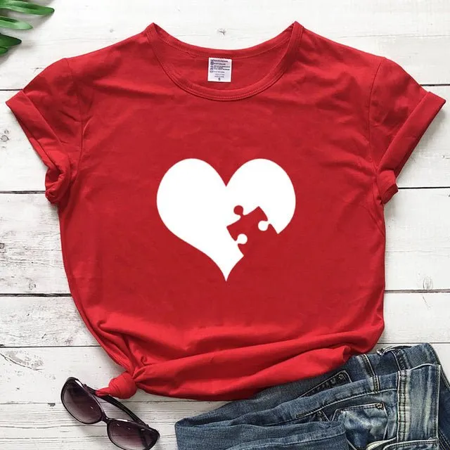 Couple Valentines Shirt Puzzle