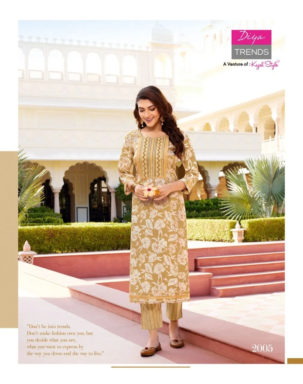 DIYA GOLDY VOL-2 CHANDERI FOIL PRINT SUIT