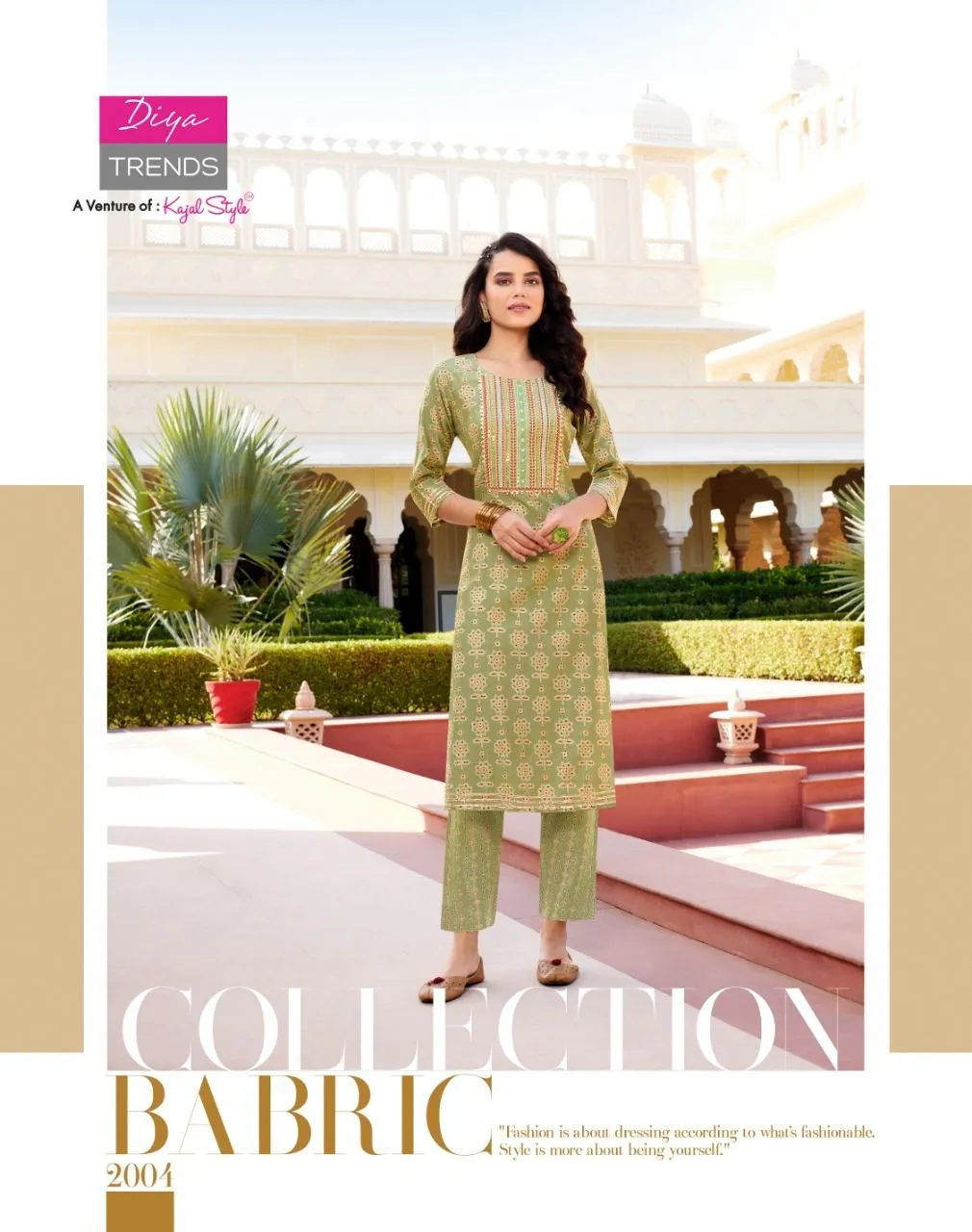 DIYA GOLDY VOL-2 CHANDERI FOIL PRINT SUIT