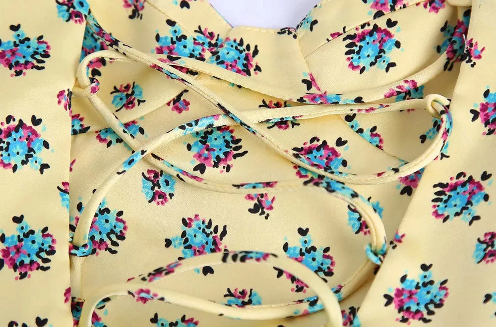 FLORAL CORSET TOP