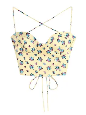 FLORAL CORSET TOP