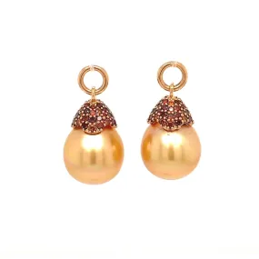 Golden Pearl Jackets with Cabernet Diamonds