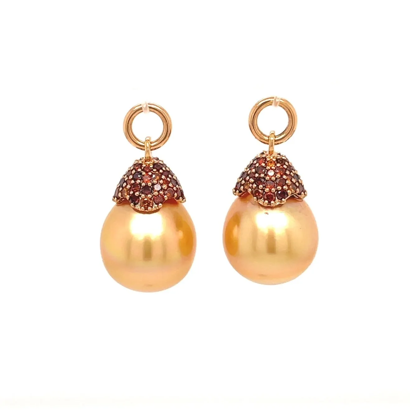 Golden Pearl Jackets with Cabernet Diamonds