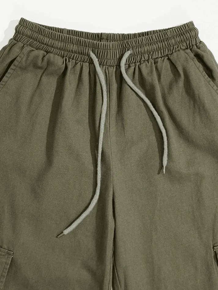 Joskaa Washed Pocket Straight Leg Pants