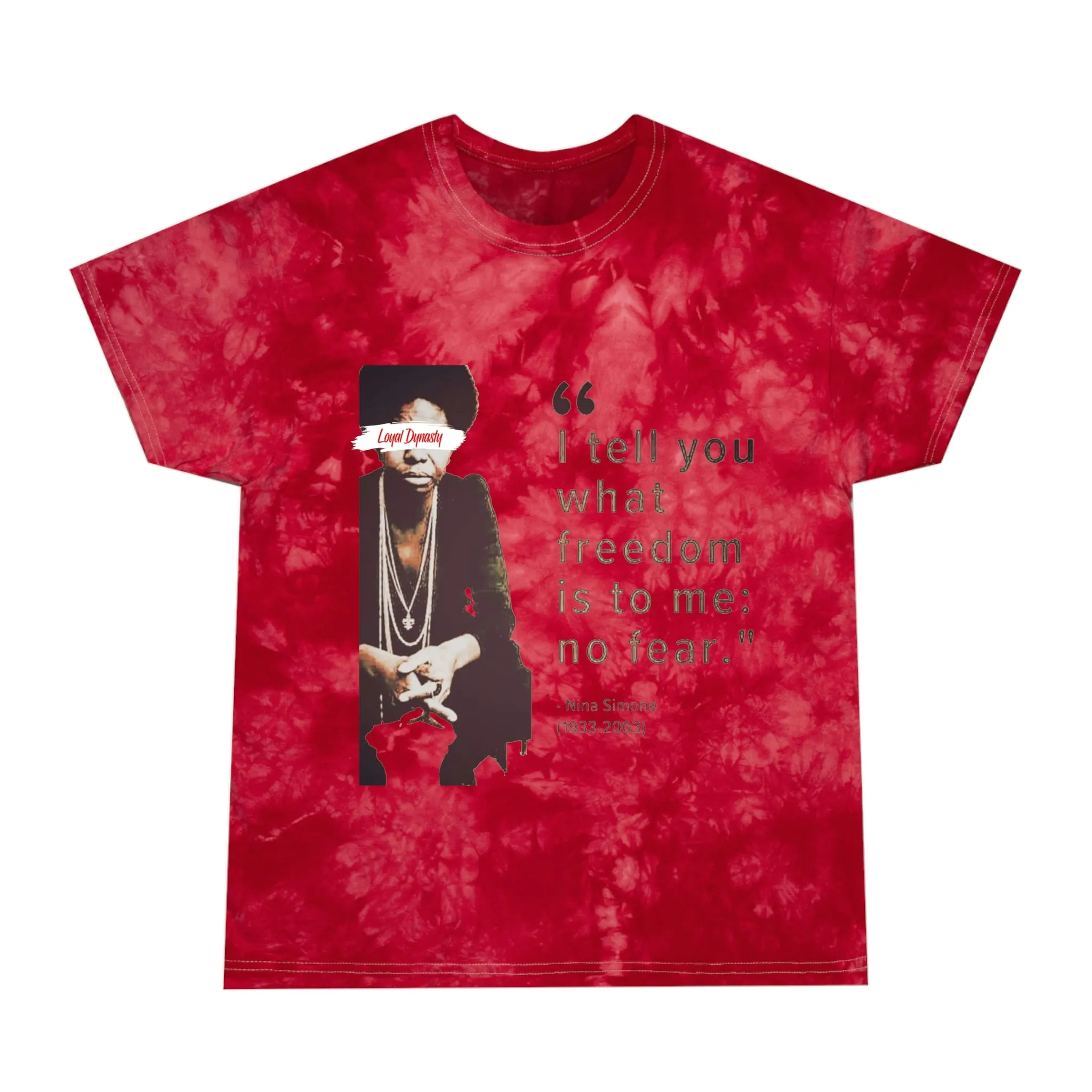 LD Freedom Fighter Tie-Dye Tee, Crystal