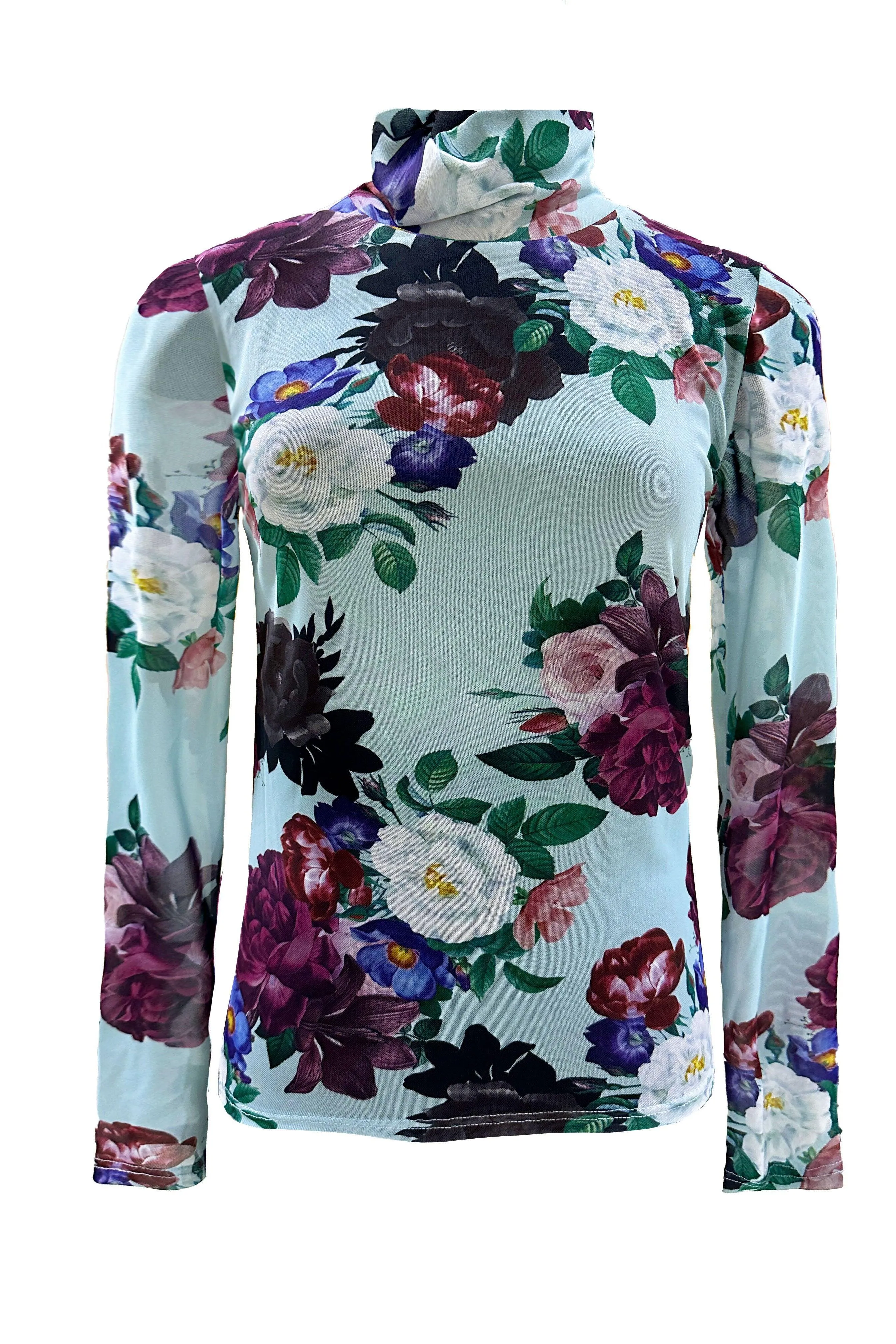 Neck Of The Woods Top | Blue Floral