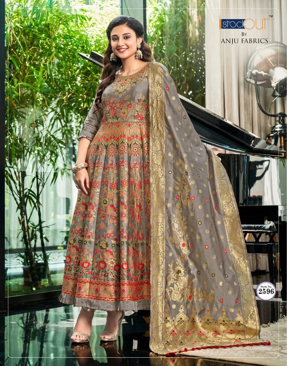 PHULKARI HEAVY PARTY WEAR GOWN