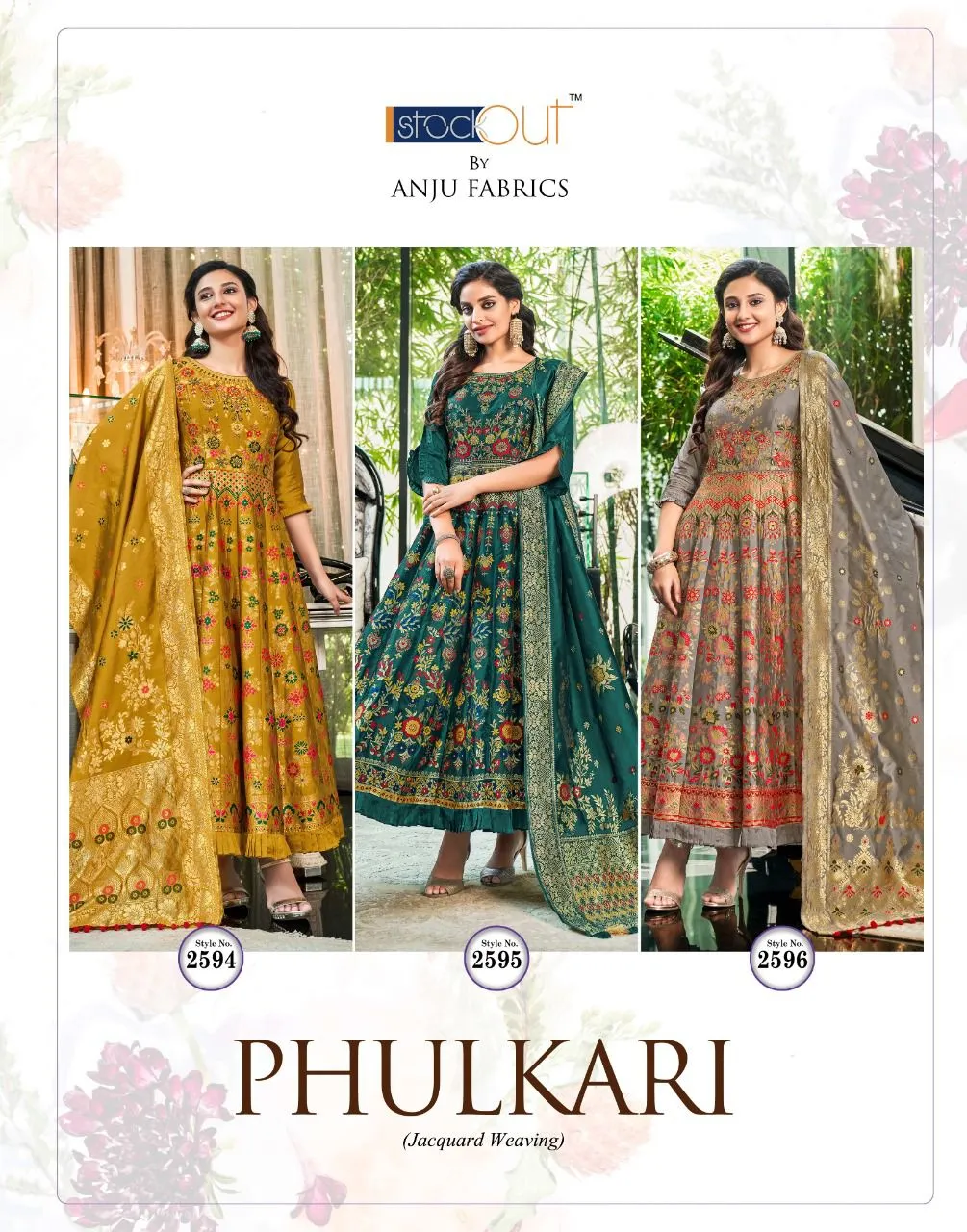 PHULKARI HEAVY PARTY WEAR GOWN