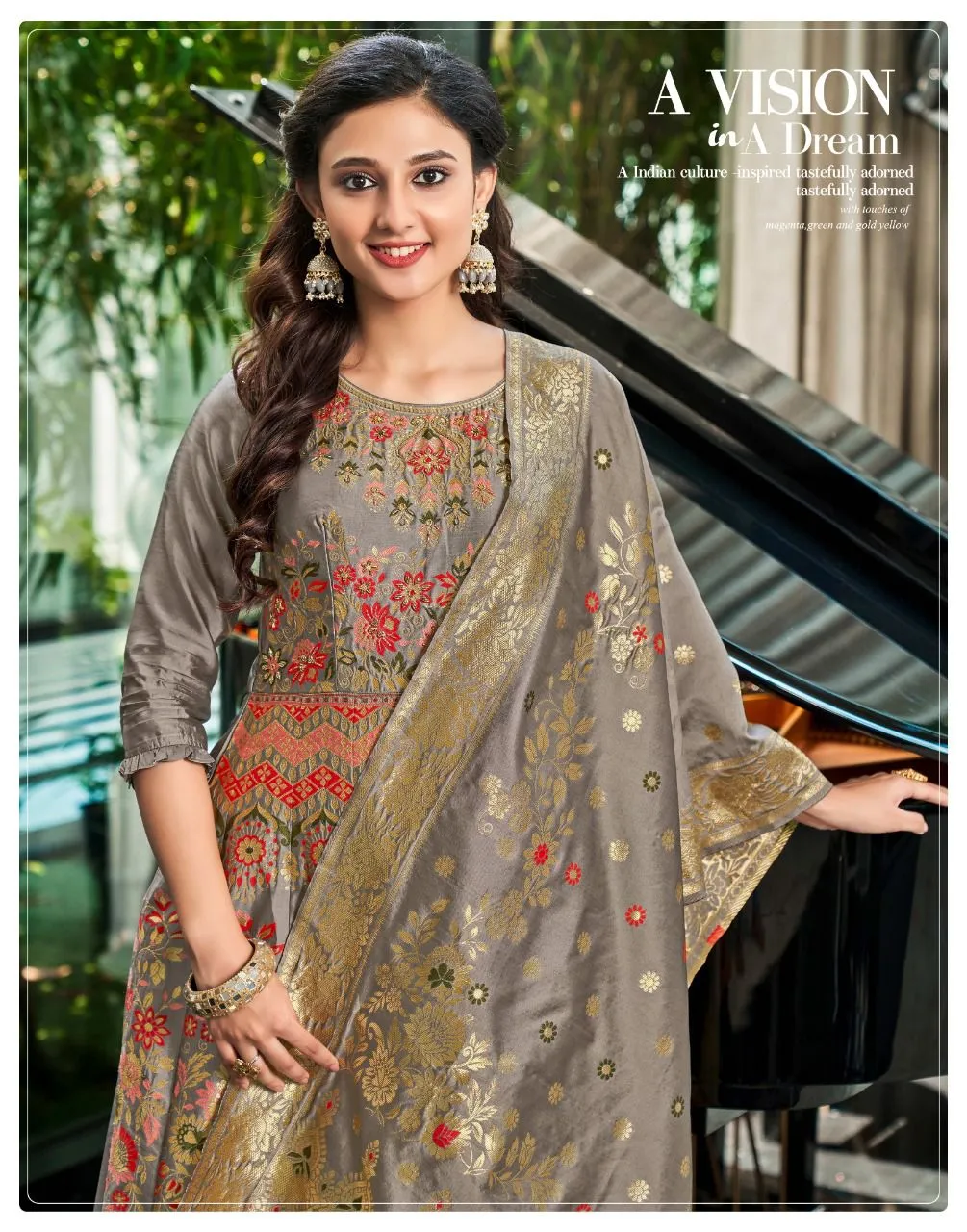 PHULKARI HEAVY PARTY WEAR GOWN