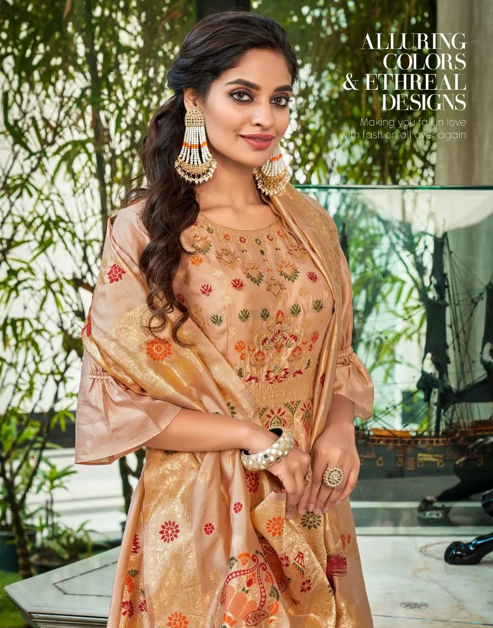 PHULKARI HEAVY PARTY WEAR GOWN