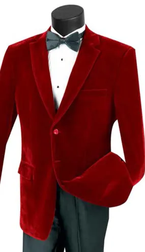 Vinci  B-27-RED Mens Sport Coat